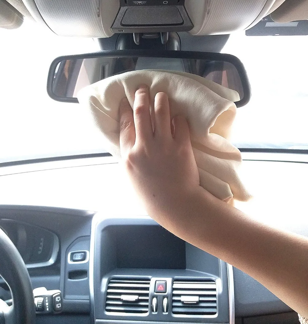 Fashion natural sheepskin chamois leather for car polishing car cleaning cloth