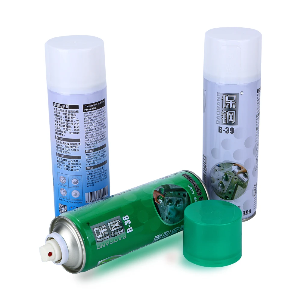rust prevention white anti-corrosion metal anti-rust spray anti-rust agent