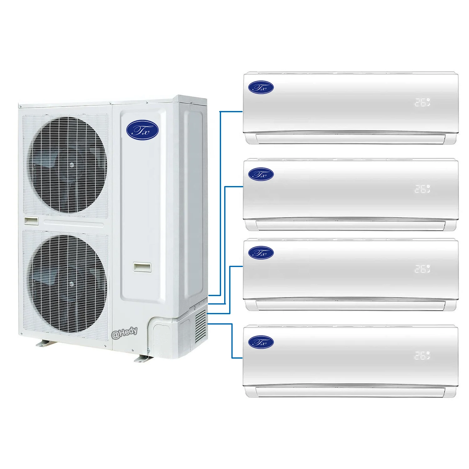Multi Zone Air Conditioning Mini HVAC System Room Air Conditioner Split Air Conditioners
