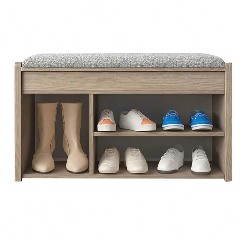 Современная скамейка с сиденьем, стойка для обуви, шкаф для хранения, высококачественный деревянный шкаф для обуви