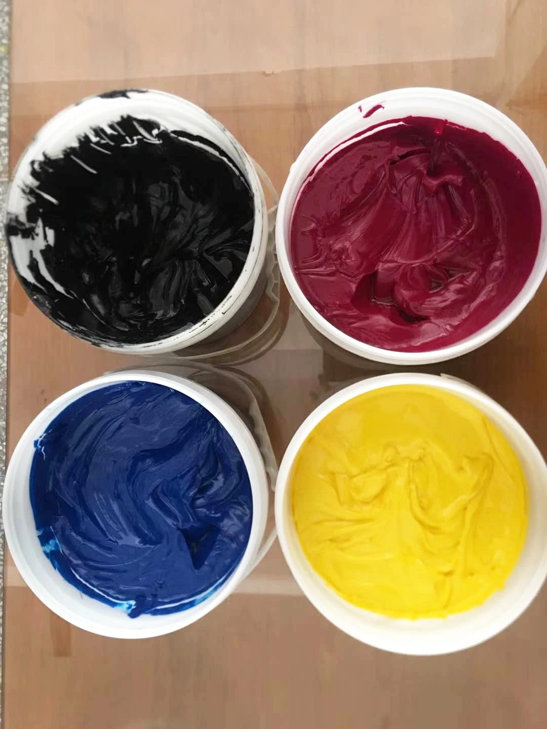 Factory Screen Silicone Color Paste Fluorescent color shiny Ultramarine Blue Color Pigments Printing Inks
