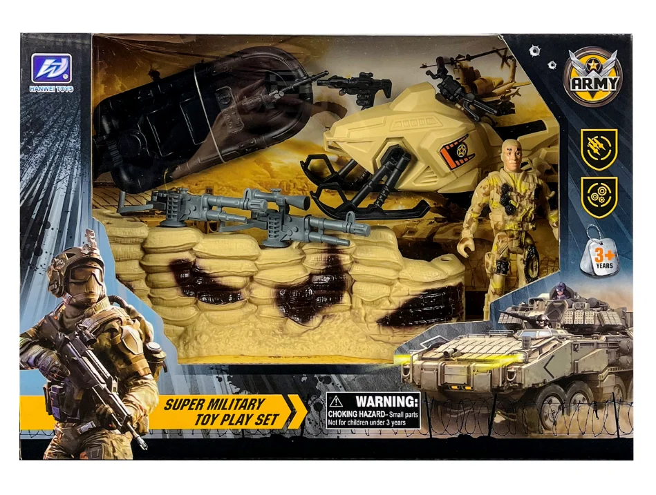 Police Toy Truck with Little Police Figures Army Men Toy Soldiers Educational Kids Games