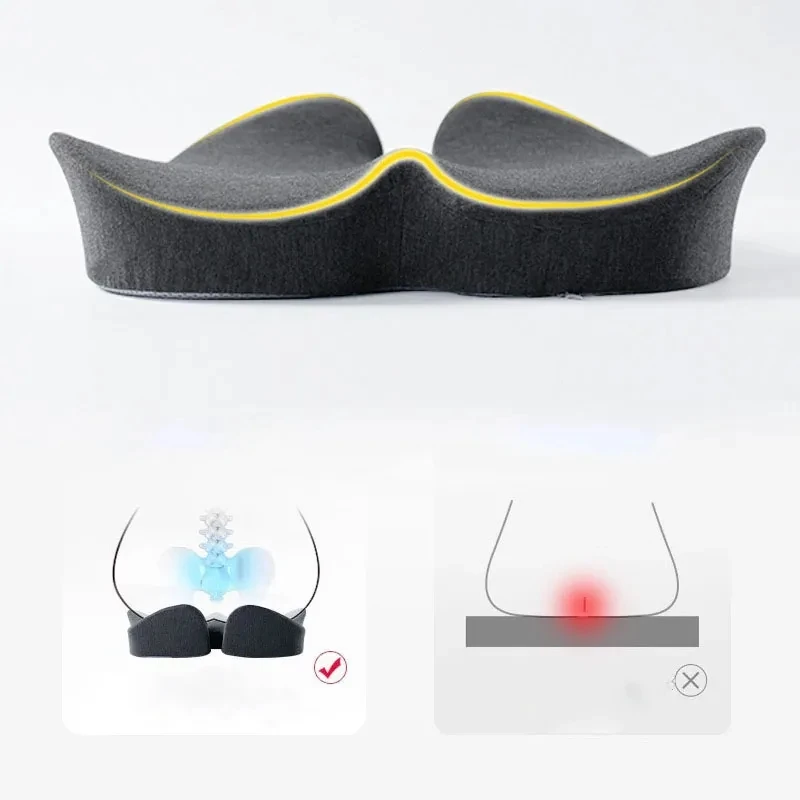 Comfortable  Rebound Memory Foam Tailbone Pelvis Orthopedic Medical Office Chair Seat Cushion