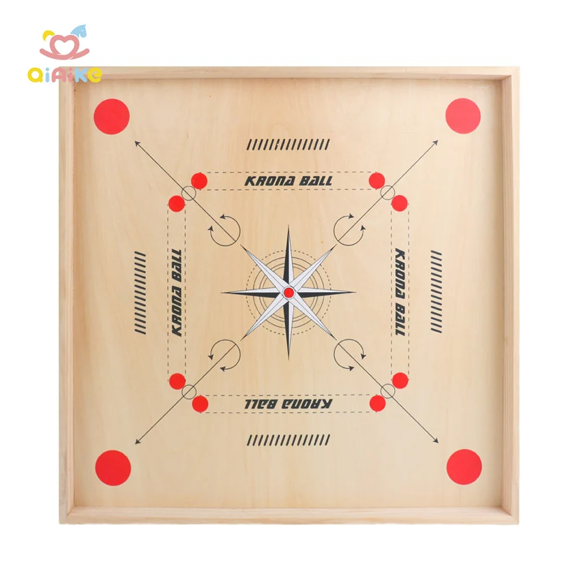 Classic Wooden Carrom Board Coin And Striker Kindergarten Parent-Child interactive Carrom Board Full Children Wooden Toy for kid