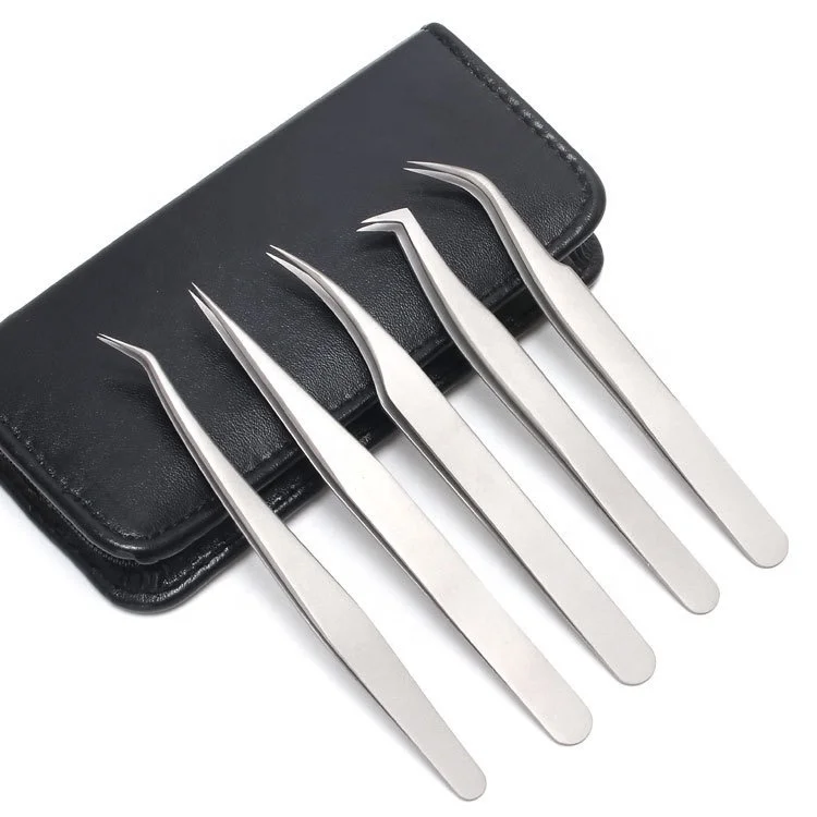 
wholesale eyelash extension tweezers complete set for Eyelash Extension Tweezrs 