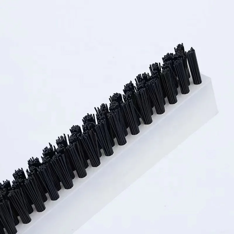 Custom Industrial Table Strip Brush Plate CNC Brush Bending Machine Buffer Table PVC Brush