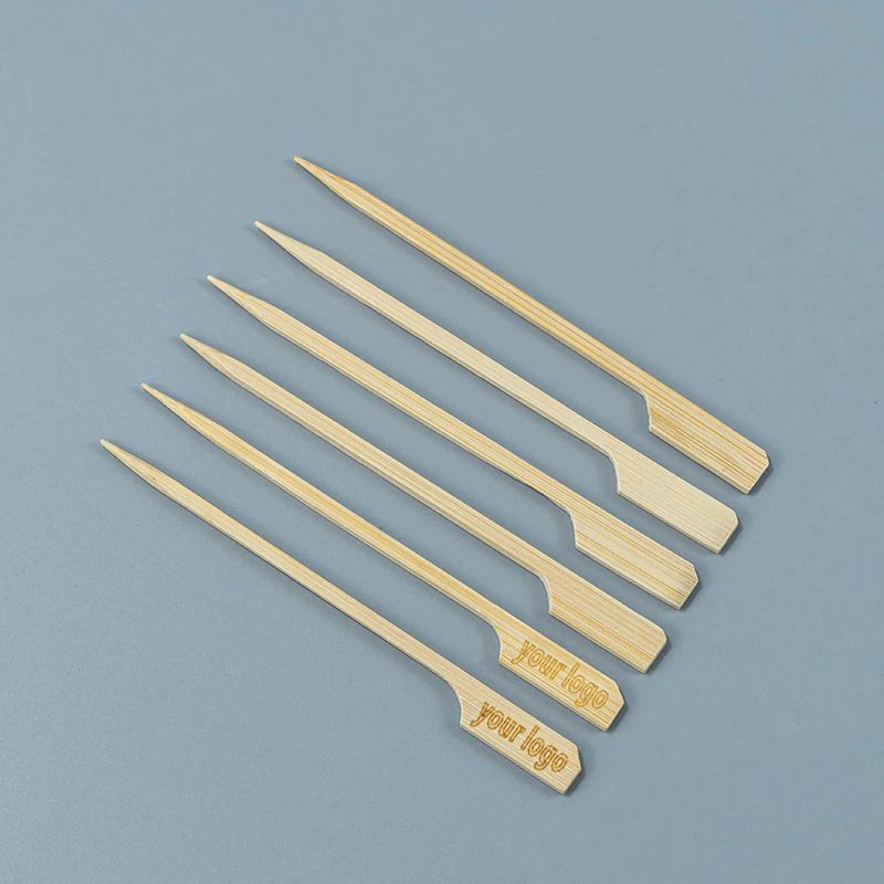 30cm teppo bamboo skewer stick with custom logo