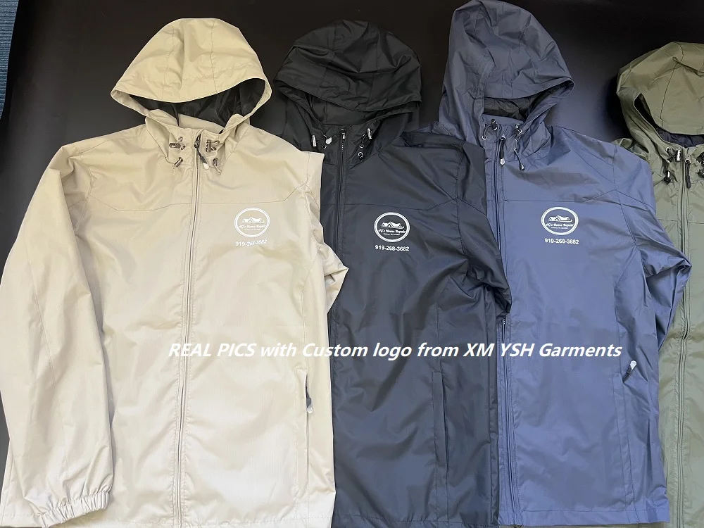 Rain Coat with custom logo windbreaker  gor tex jacket waterproof rain waterproof jacket man fishing jacket waterproof