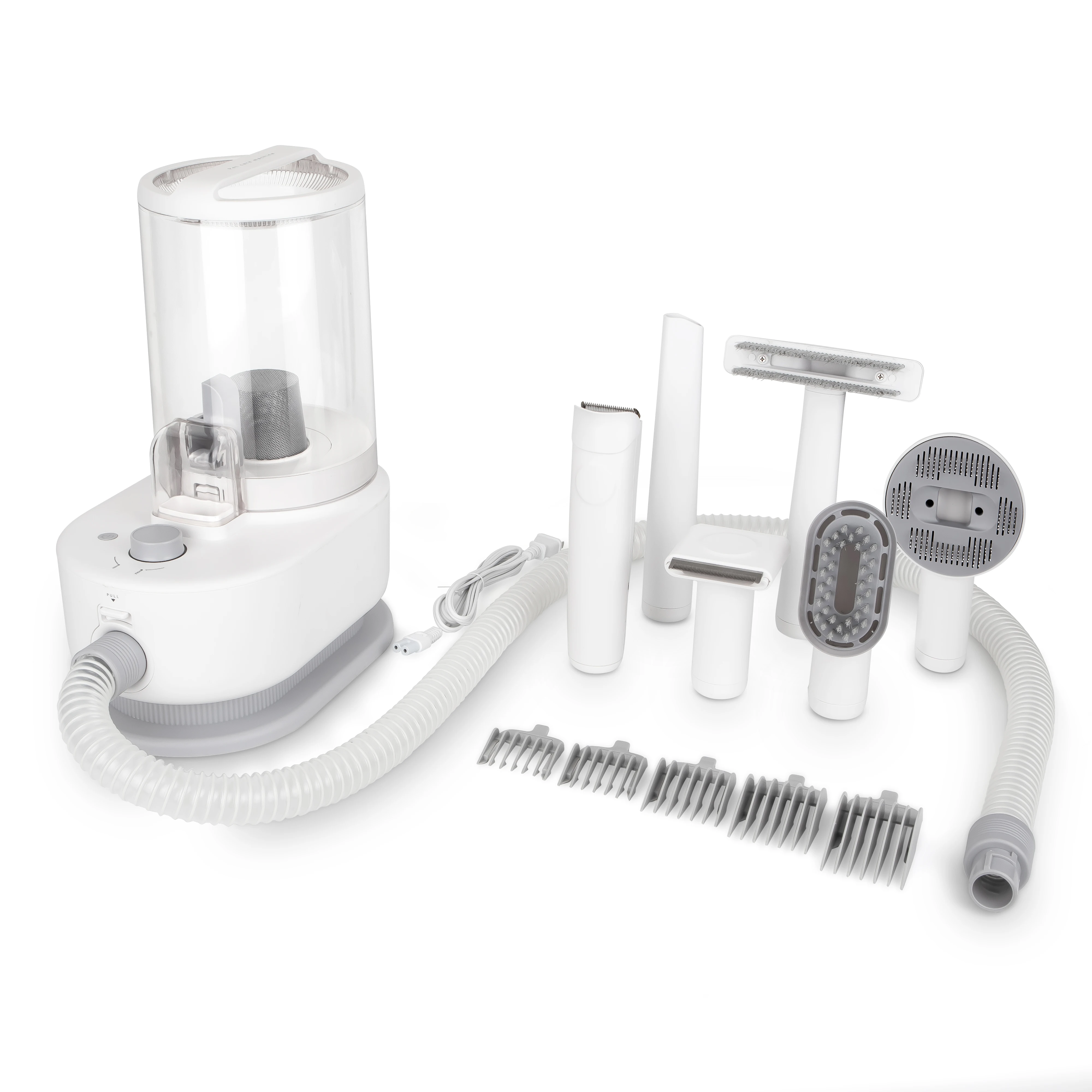 6-In-1 Pet Hair Vacuum Machine Pet Hair Removal Brush Grooming Tool Set Electric Hair Vacuum For Cat Dog Furniture Sofa Bedroom