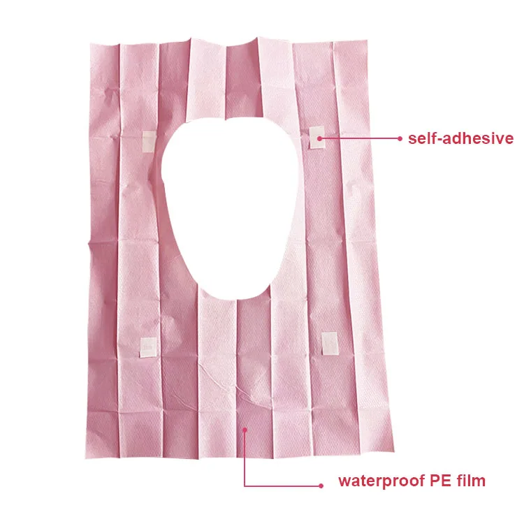 10 Counts Travel Set Waterproof Individually Wrapped Portable Travel Toilet Seat Covers for Adults Kids Toddler