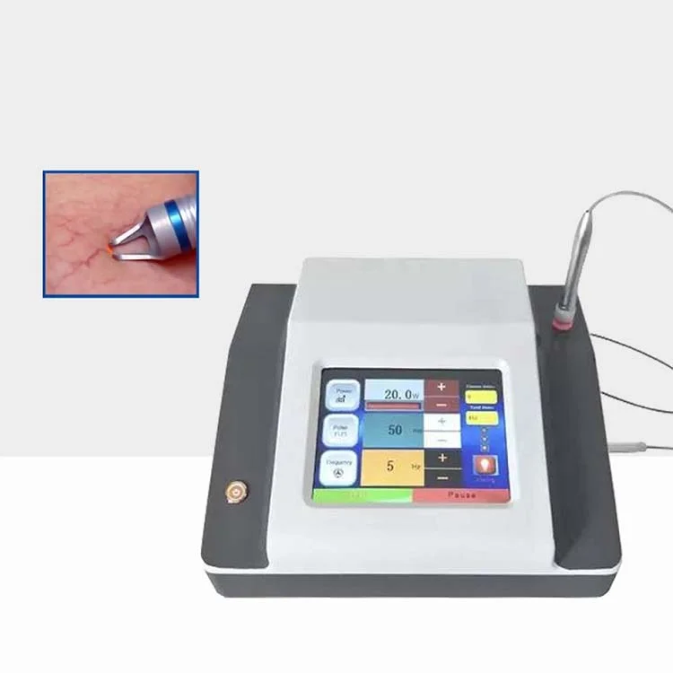30w superfacial layer spider vein removal machine fiber handle 980nm diode laser beauty equipment