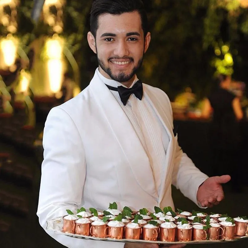 4 Pieces 60ml Mule Cups 2 Ounces Mug 304 Metal Stainless Steel Lining Pure Copper Plated Coffee Cup Moscow Mule Copper Mugs