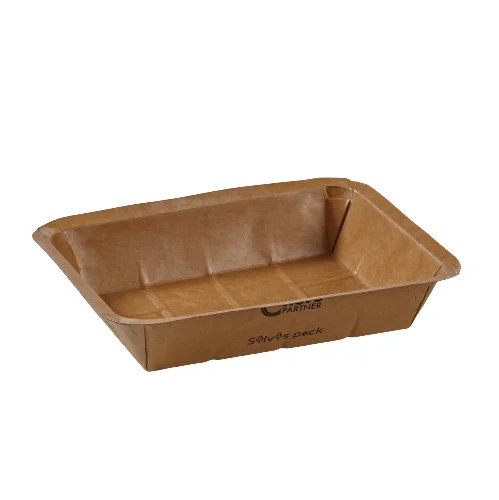 100% disposable paper tray for fruit or salad