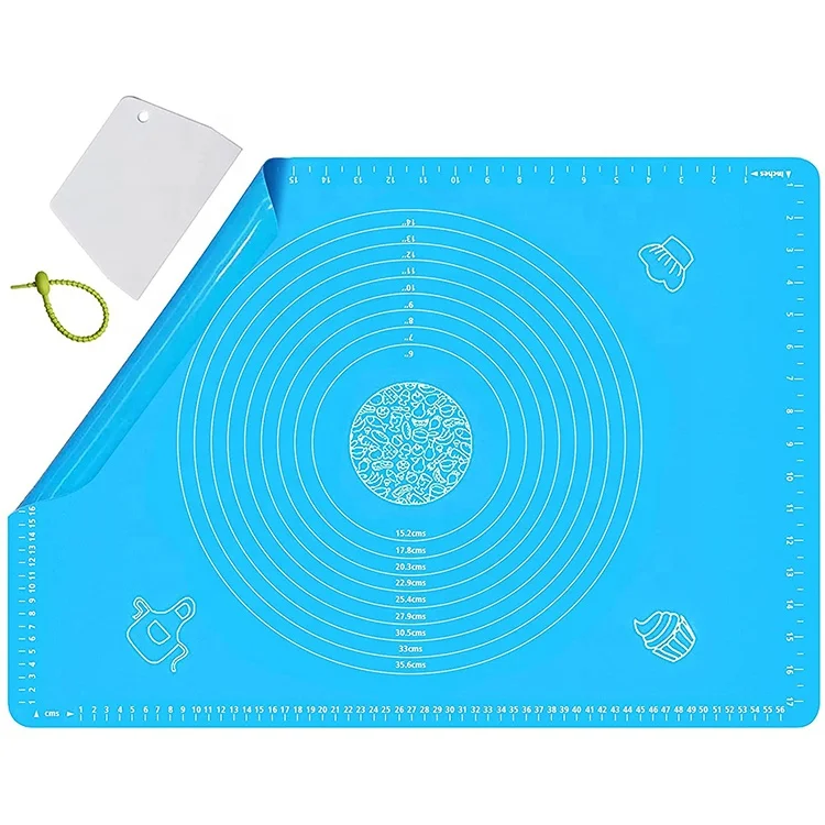 Custom 60x40 Latest Hot Selling Kitchen Food Safe Baking Mat Baking Mat Rectangle Customized Silicone Baking Mat