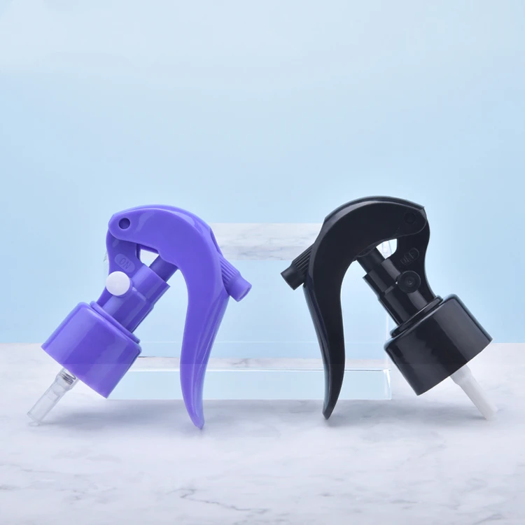 Non Spill 24/410 purple trigger spray wholesale plastic mini trigger sprayer pump