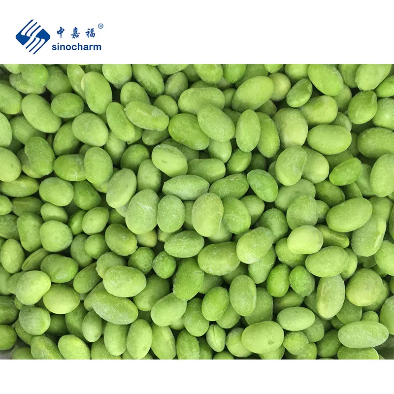 Sinocharm новый сезон органические Замороженные шелковистые ядра Edamame с сертификатом BRC замороженные соевые без