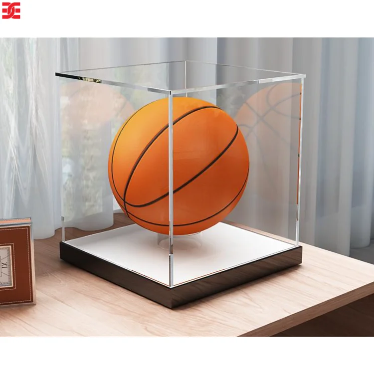 EXCEL Wholesale Football Helmet Display Box Led Light Baseball Hat Case Display Protector