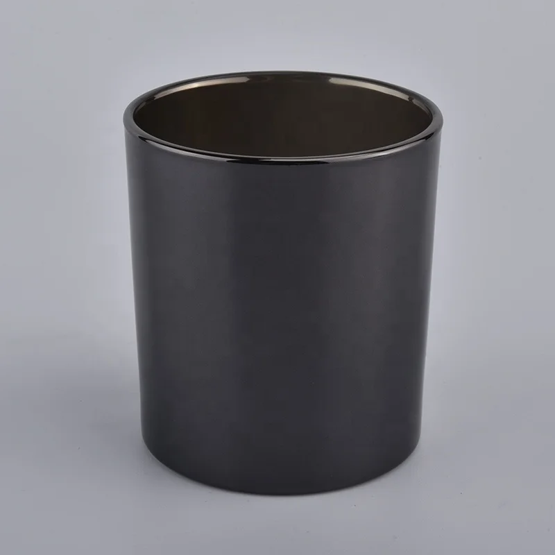 Glass Candle Jars Transparent Black Sunny Glassware Candle Stand Welcome Custom Packaging 30-35 Days 1000pcs SGHY19061211 CN;GUA