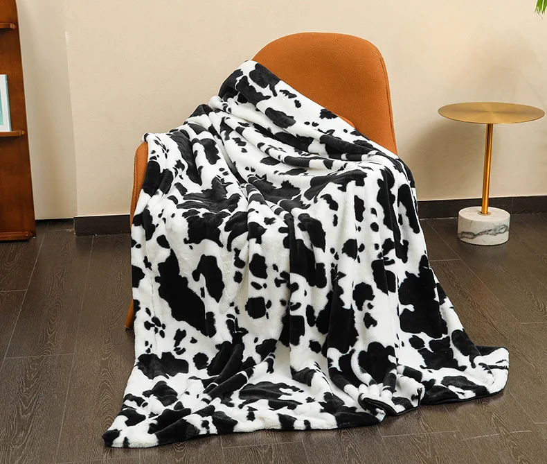 Premium Cozy Soft Lightweight Fleece Throw Blanket Warm Plush with Colorful Printed Pattern Bedding Blankets Throws