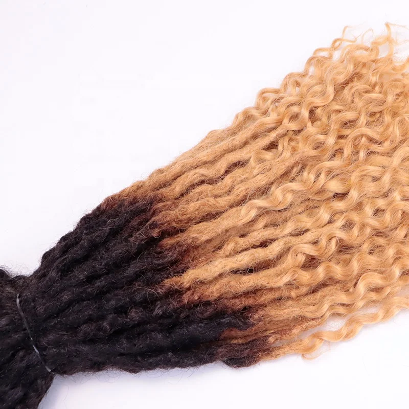 Ombre   Culture locs Human hair bulk hair curly texture Hoho hair dreadlocks