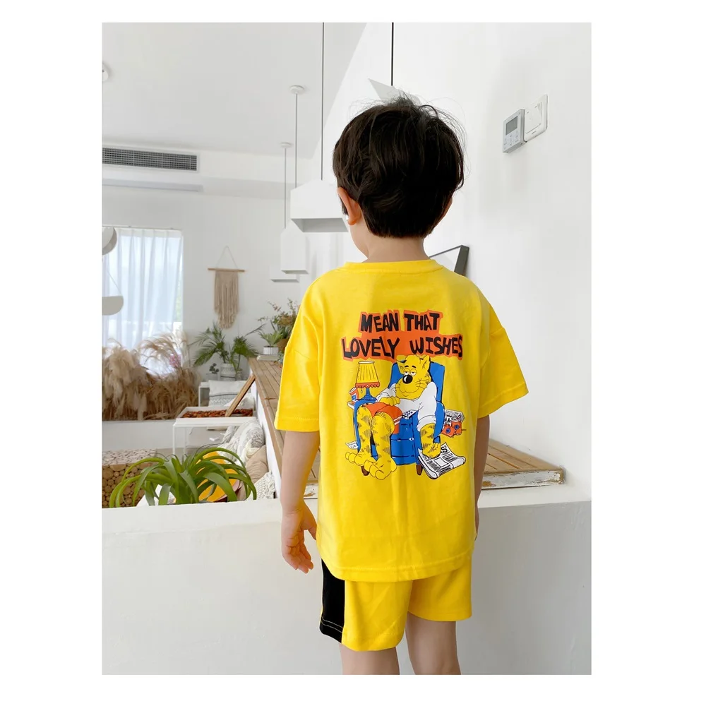 
Quality Assurance Multi-Colored 100% Cotton Summer Comfortable Casual Short Sleeve Suit 