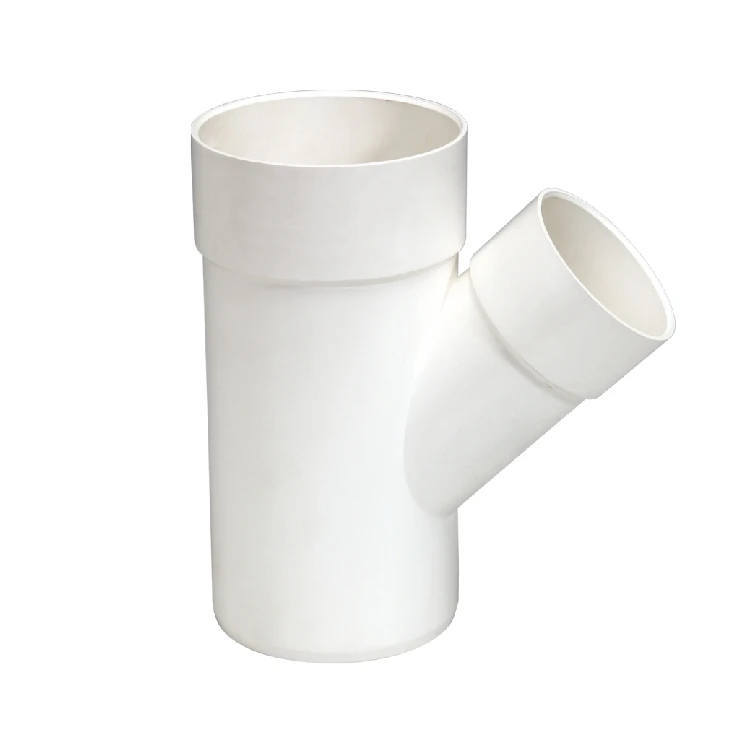 ERA ISO3633 PVC Pipe Fittings DWV Y Type Reducing Tee M/F