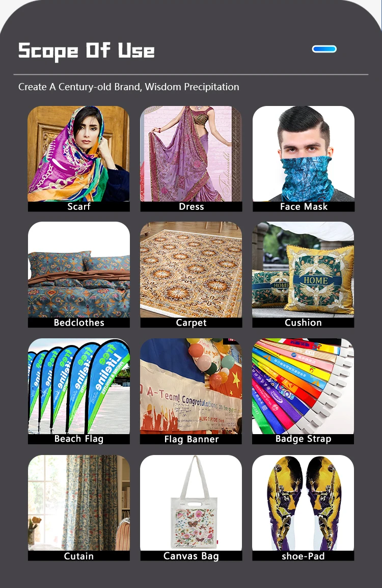 New Arrival 1.8m Roll to Inkjet Printer Digital Fabric Cloths Printing Machine Textile for Clothes Sublimation