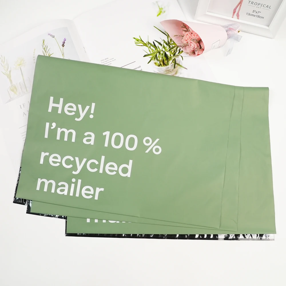 Biodegradable Eco-friendly Custom Packaging Bags Clothes Boutiques Plastic Postal Express Shipping Bags
