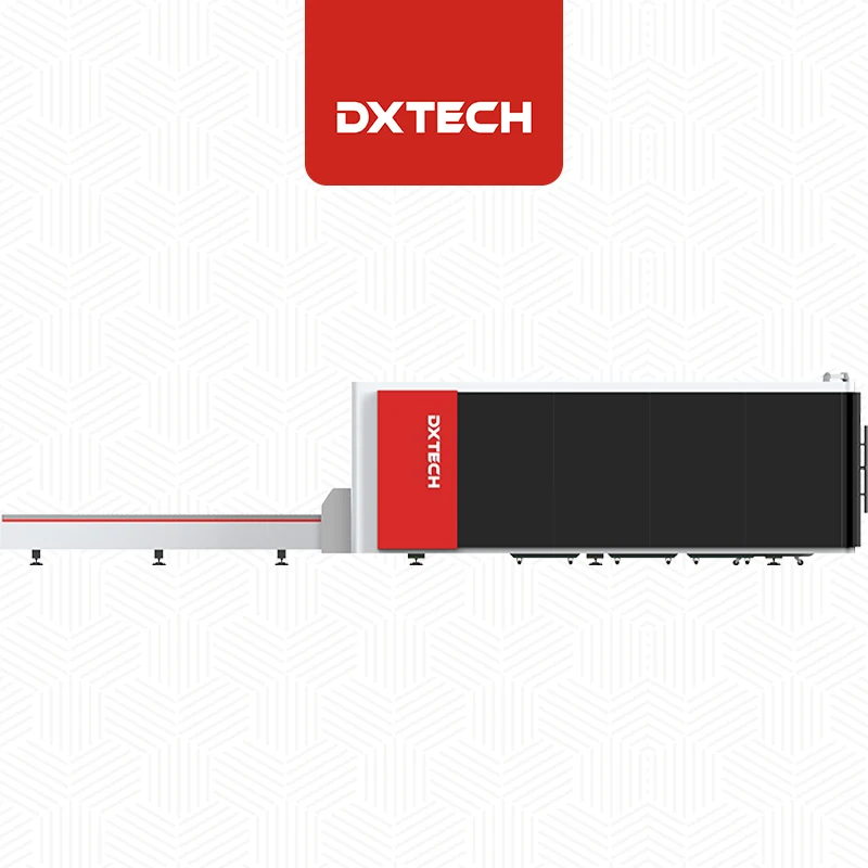Dxtech Модернизированный 6000 ватт листового металла 20 мм алюминиевая волоконная лазерная машина для резки