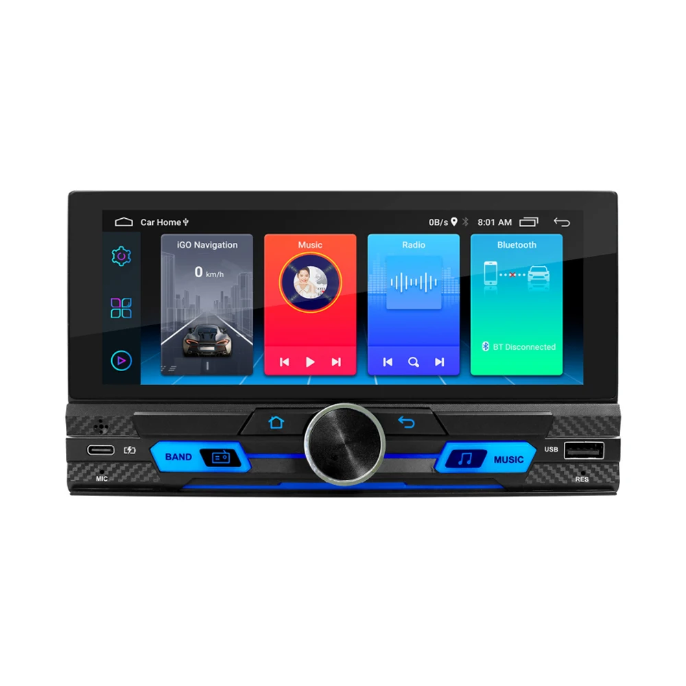 6.86 Inch Double din car stereo 2 din android Linux car radio mp5 player auto radio audio car dvd player gps navigation