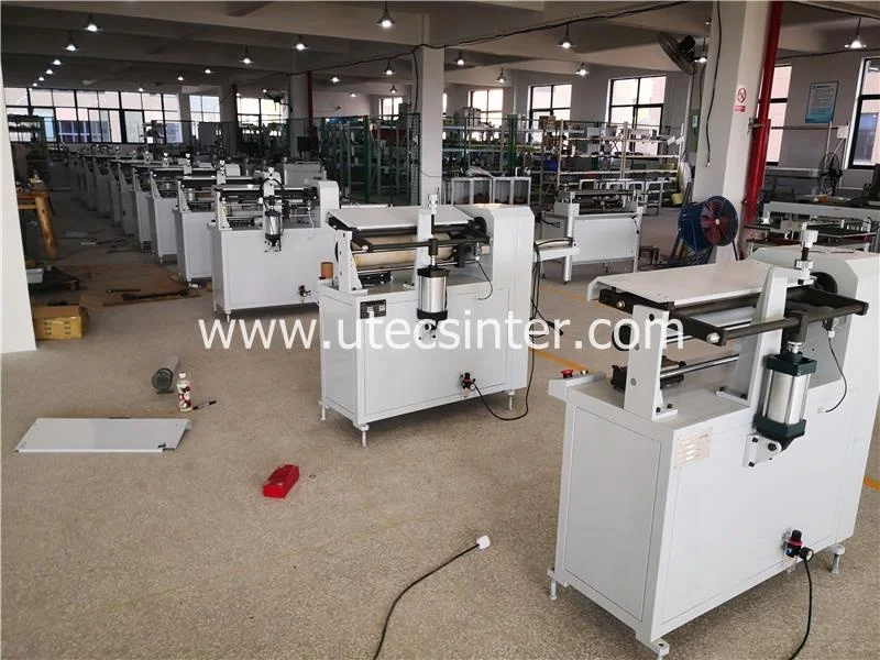 UC600 3 inch Automatic Paper Core converting machine, automatic push out kraft paper pipe tube cutter