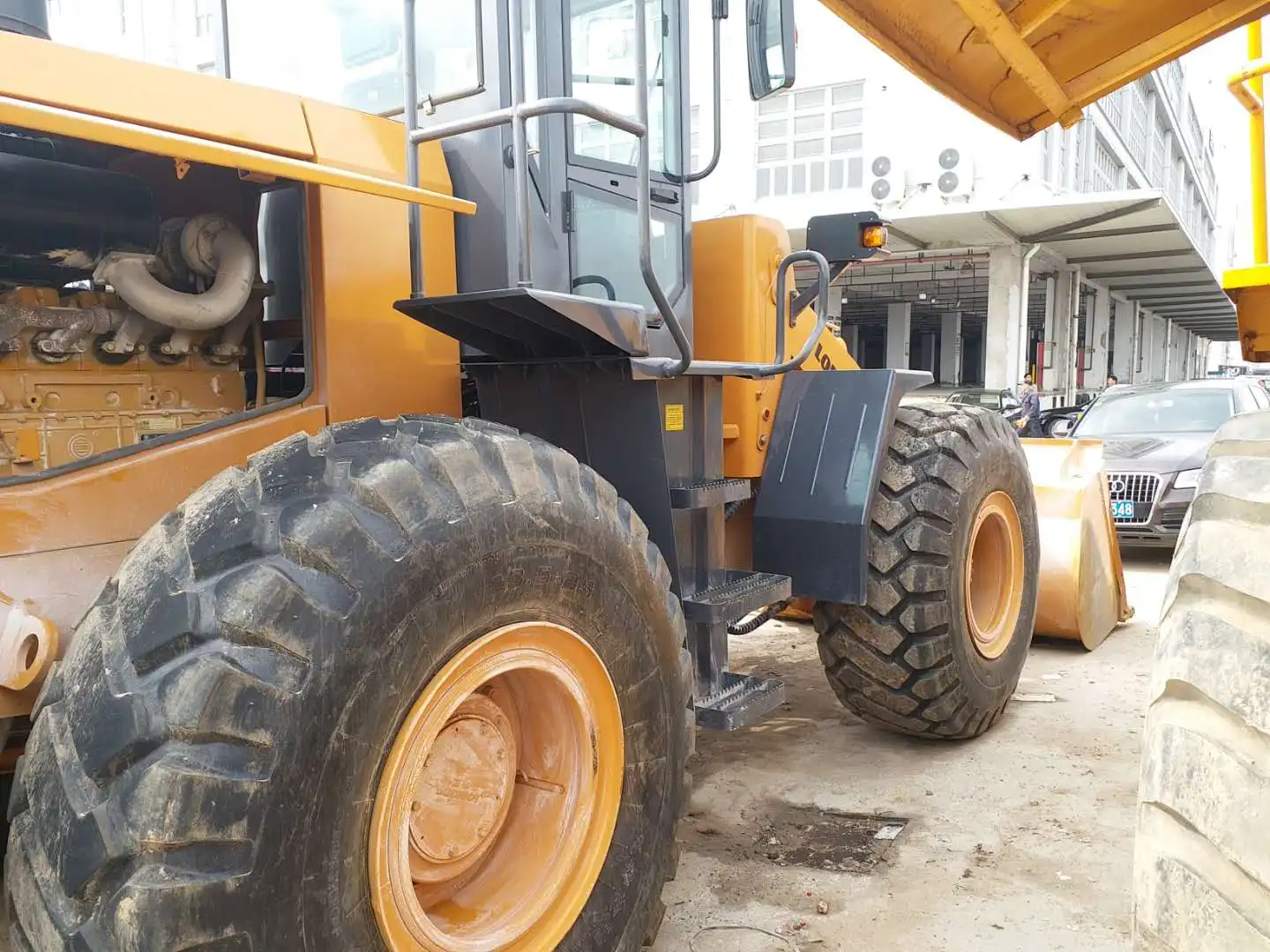 Used Lonking 855D wheel loader 5ton loading capacity loader
