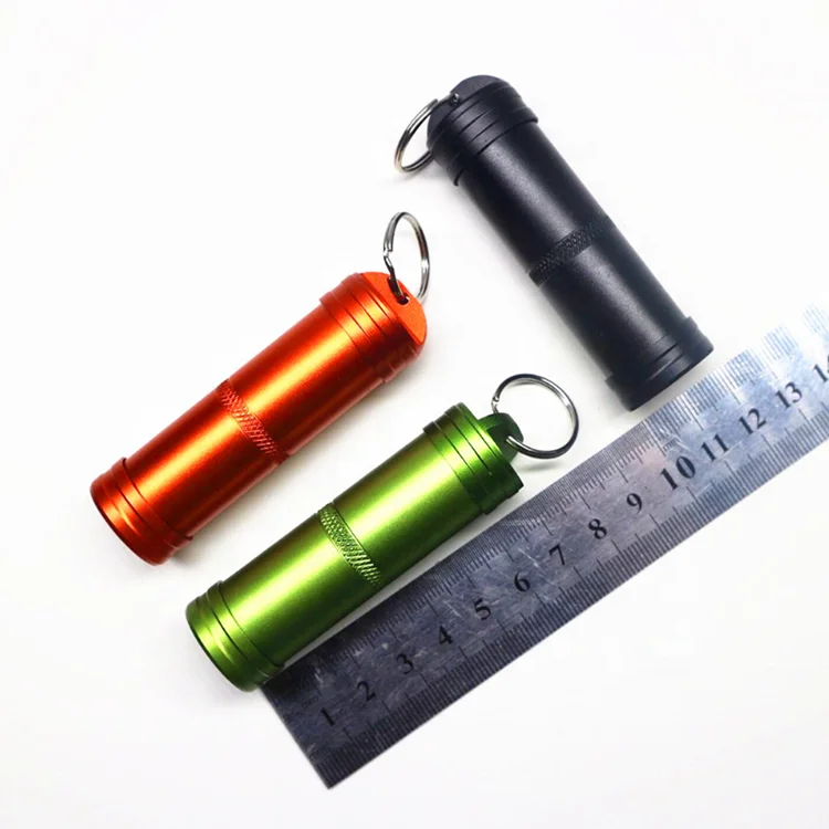 Multi-function aluminum alloy tank medicine box,survival case container for first aid