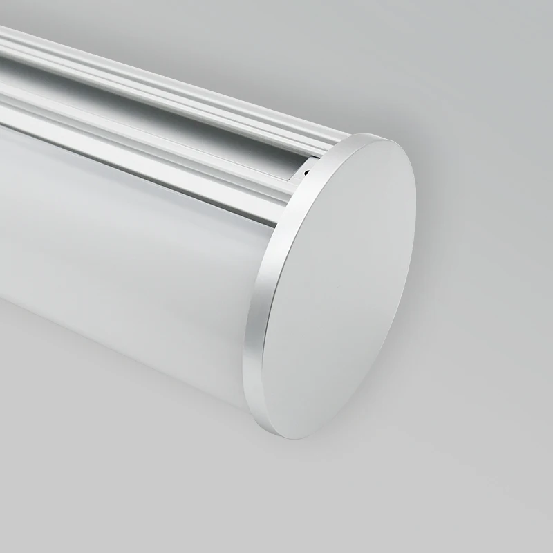 100mm Diameter suspended round shape LED aluminum profile for led lighting