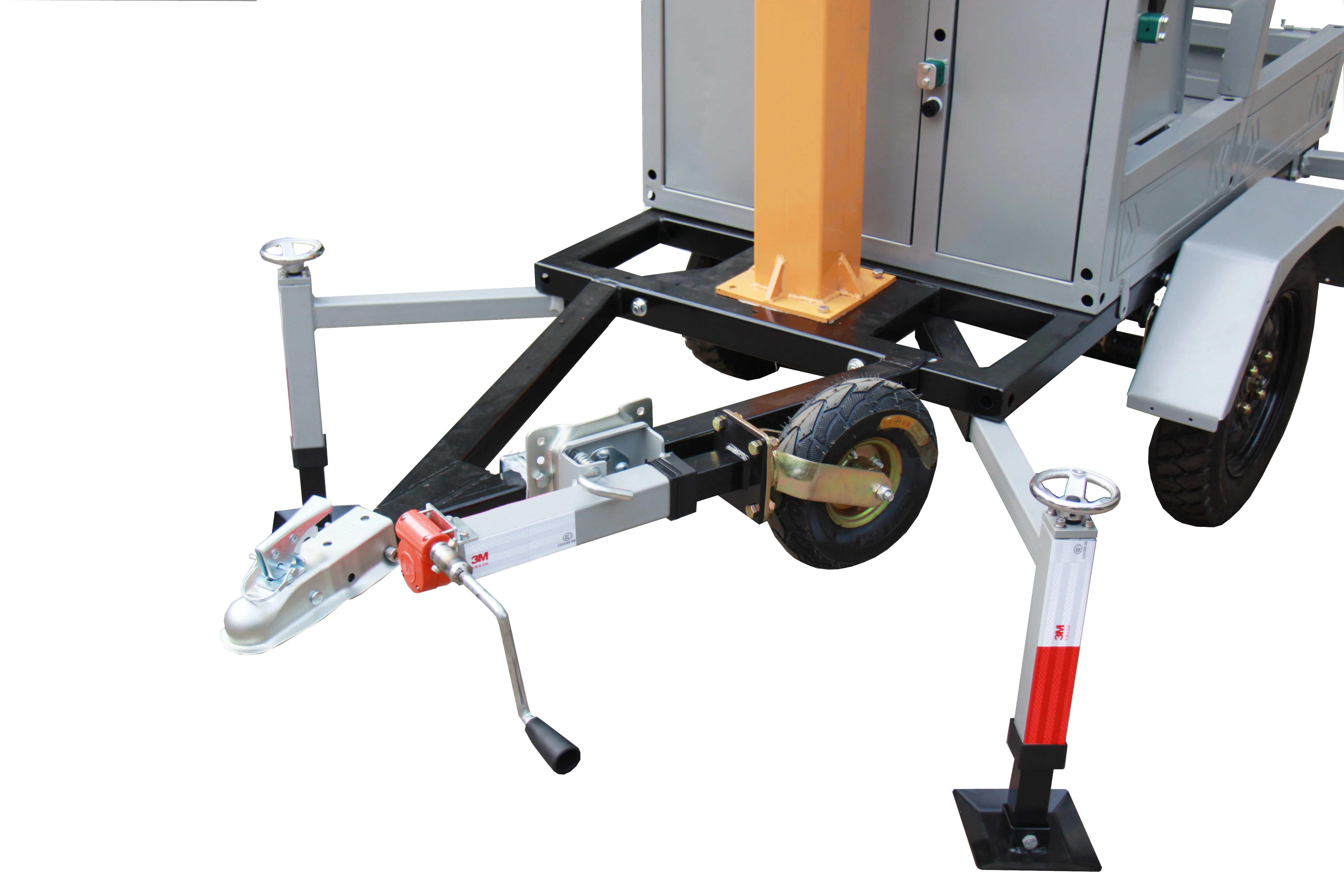 good quality light tower mobile trailer solar panel trailers with generator back up