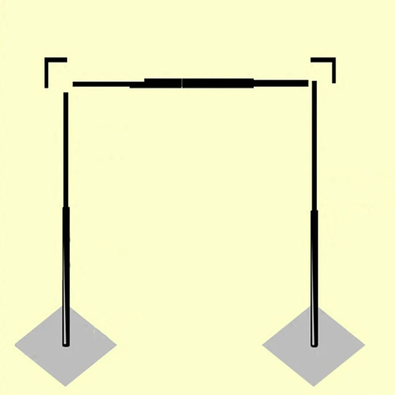 Wholesale Adjustable Metal Flower Arch Backdrop Frame with Curtain Stand for Wedding Party Event Garden Decoration