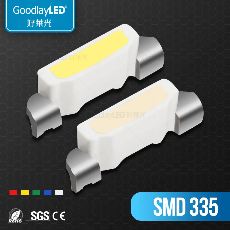 Smd 335 led 0,06 w цветной боковой излучающий вид 335 smd светодиодный чип