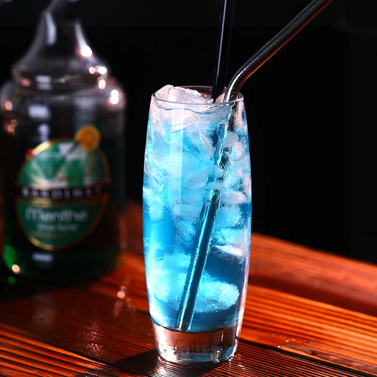 Clear 10oz Highball Glasses Cocktail Glass Tumbler for Mojito and Tom Collins