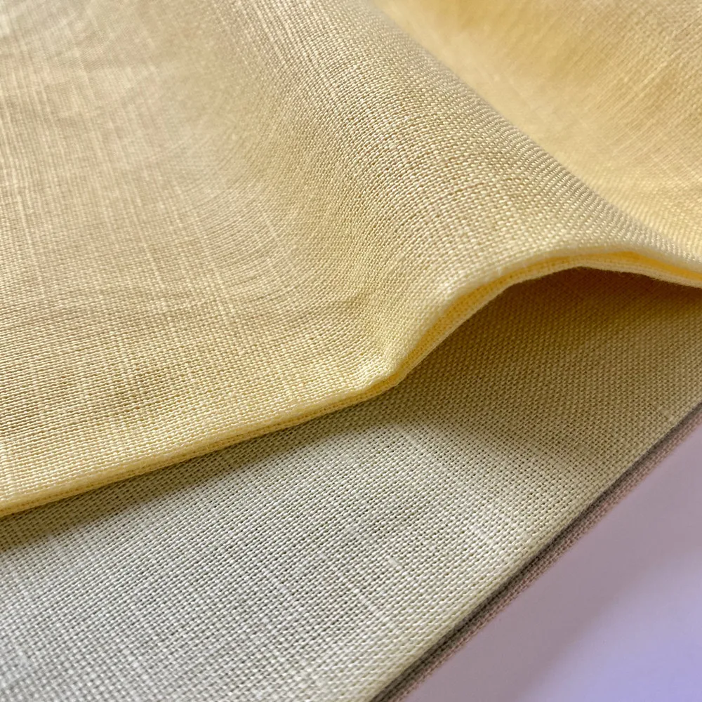 Лидер продаж, мягкая тканая хлопковая льняная костюмная ткань с диагональю 57/58 дюйма