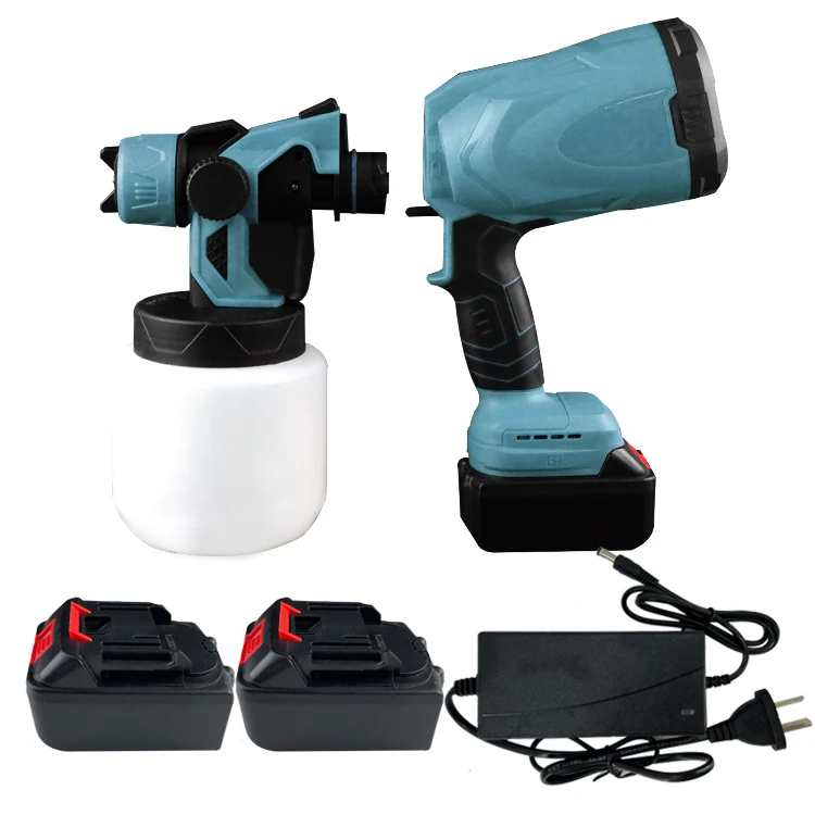FPQ-1Power Tools  Portable Paint Sprayer Cordless electric Tool electrostatic paint spray gun Includes battery
