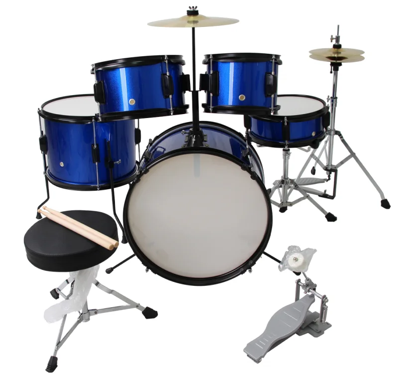 Best Choice Products  WY500  5-Piece Complete KIDS Drum Set /Cymbal Stands, Stool, Drum Pedal, Sticks, Floor Tom, Snare for kids