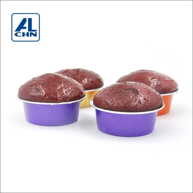 ALCHN 55ML/1.9oz  Small Disposable Aluminum Foil Jam/honey Baking Pudding Cookies Cupcake container