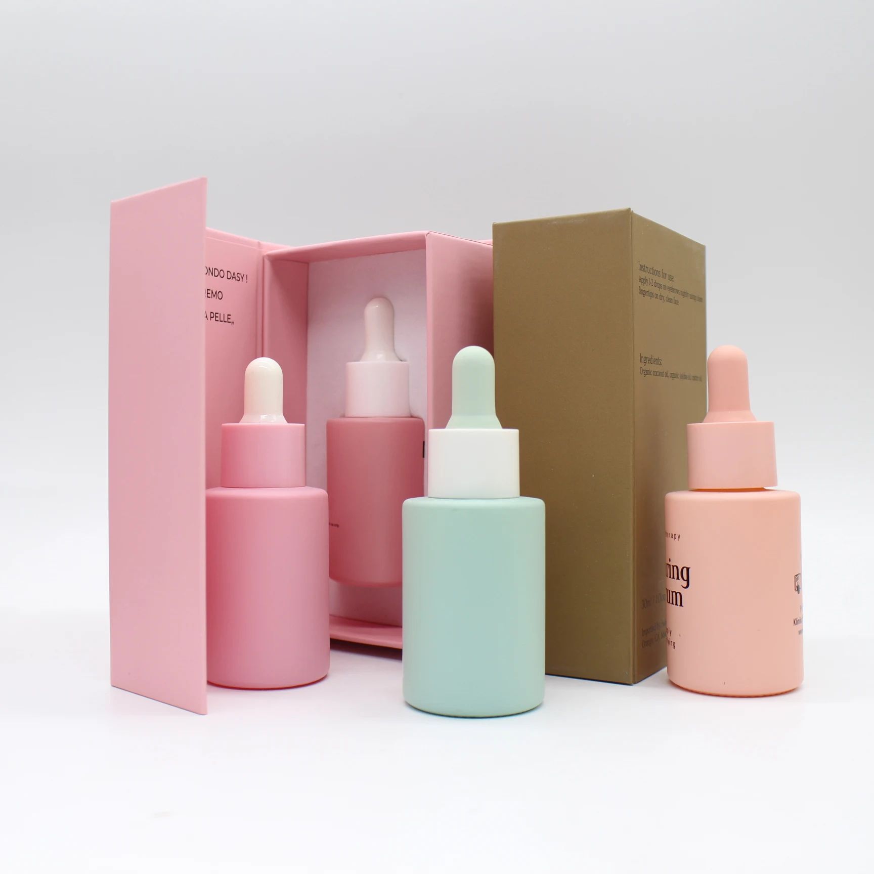 10ml 20ml 30ml 50ml 100ml cuticle hair matte frosted glass packaging dropper bottle black essential oil bottle