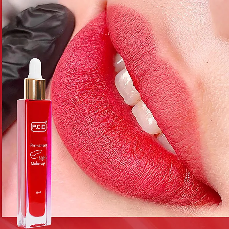 Non-toxic permanent make up tinta de labios pigmented lip blush pigment pmu pigmento organic eternal tattoo ink for microblading