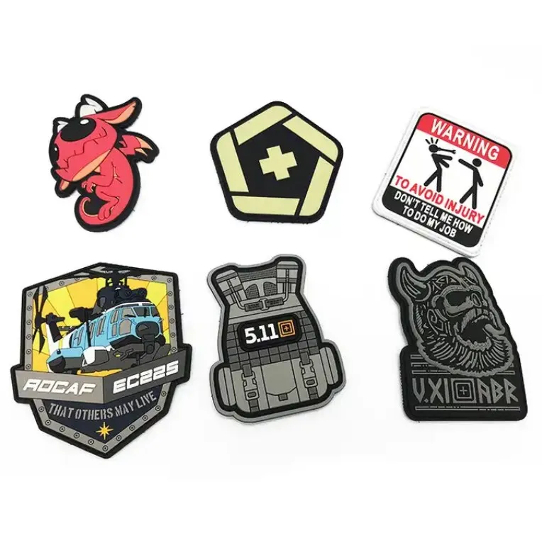 Custom Soft Lenticular Material PVC patches 3D Deep Effect Textile 3D Lenticular iron on rubber patches for T-Shirts