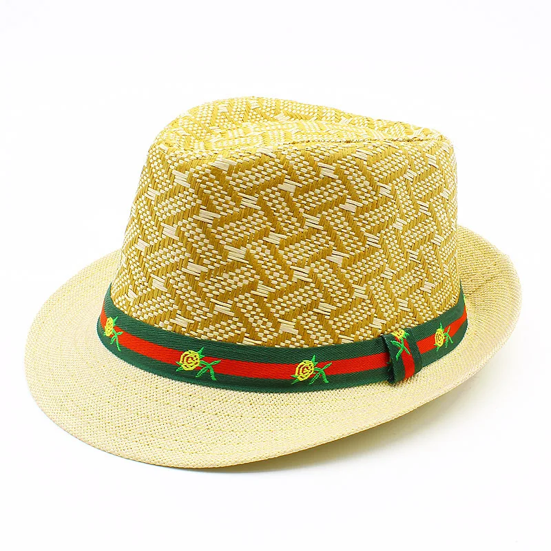 Hot selling spring and summer new style retro famous flowers and plants outdoor sunshade strand hats for men 3m hat