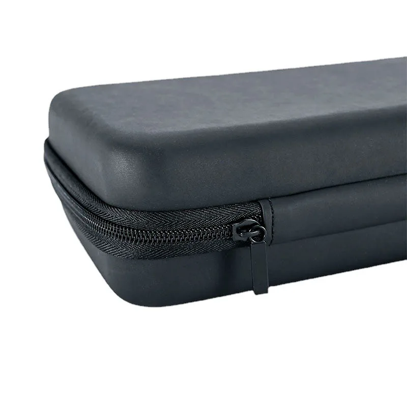 Bulk Customized design size shockproof cable chargers carrying Tools Toys EVA Storage Box protective black hard carry eva case