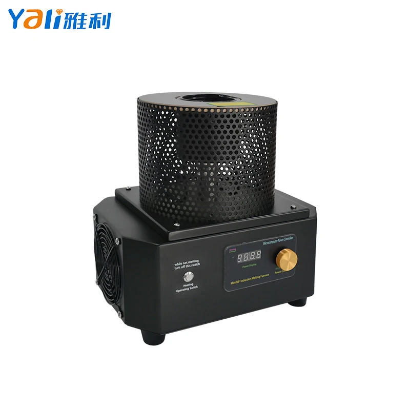 Mini Gold Melting Machine Smelting Induction Furnace Portable Smelter for Gold Silver Copper Steel Jewelry Oven