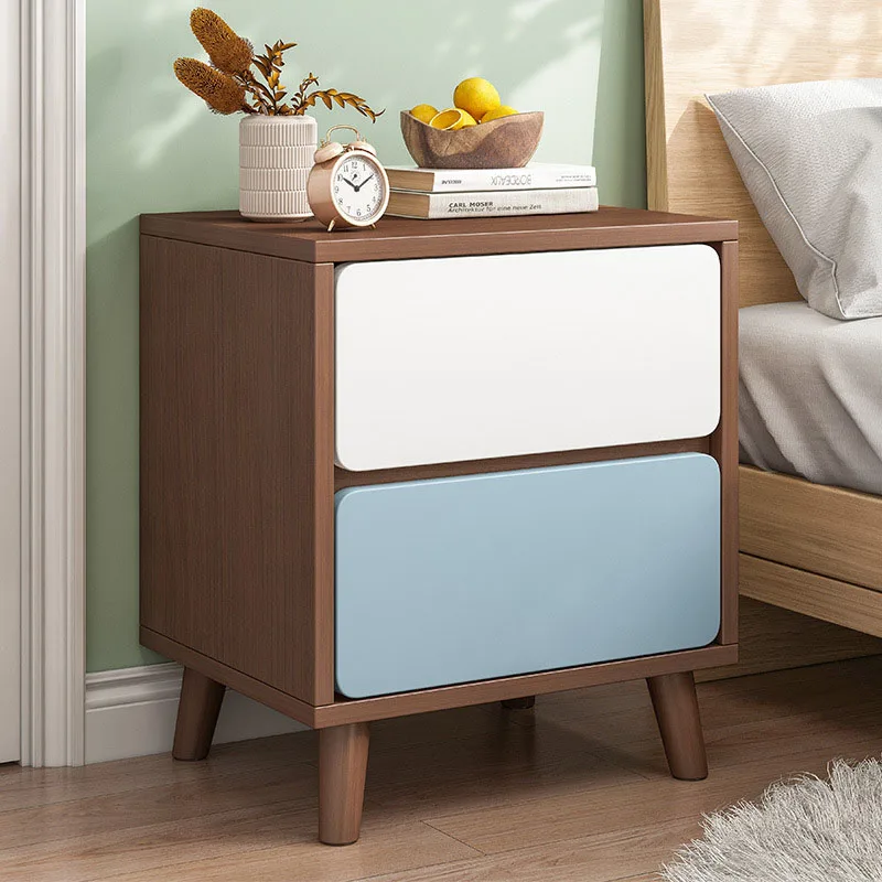 OEM Bedside Table Simple Modern Storage Rack Nordic Storage Cabinet Small High Quality Simple Household Bedroom Bedside Cabinet