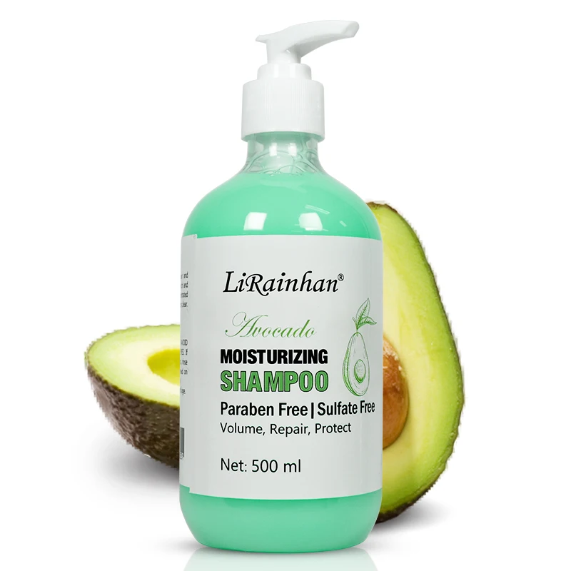 Wholesale Sulfate Free Organic Hair Care Products Natural Avocado Pure Argan Oil Shampoo For Hair